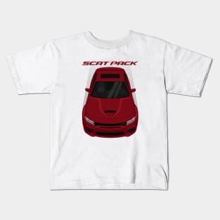 Dodge Charger Scat Pack Widebody - Octane Red Kids T-Shirt